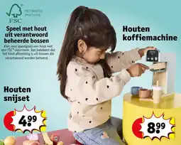 Kruidvat Houten koffiemachine aanbieding