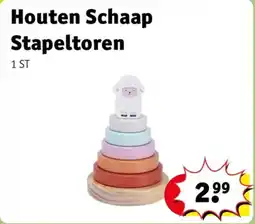 Kruidvat Houten Schaap Stapeltoren aanbieding