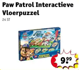 Kruidvat Paw Patrol Interactieve Vloerpuzzel aanbieding