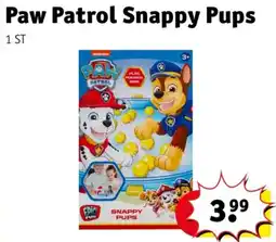 Kruidvat Paw Patrol Snappy Pups aanbieding