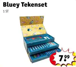 Kruidvat Bluey Tekenset aanbieding