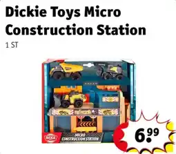 Kruidvat Dickie Toys Micro Construction Station aanbieding