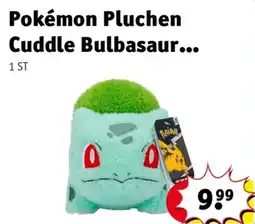 Kruidvat pokemon pluchen cuddle bulbasaur aanbieding