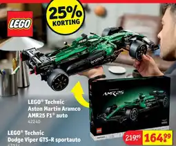 Kruidvat lego technic aston martin aramco amr25 f1 auto aanbieding