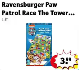 Kruidvat Ravensburger paw patrol race the tower aanbieding