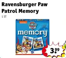 Kruidvat Ravensburger Paw Patrol Memory aanbieding