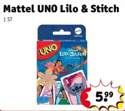 Kruidvat Mattel UNO Lilo & Stitch aanbieding