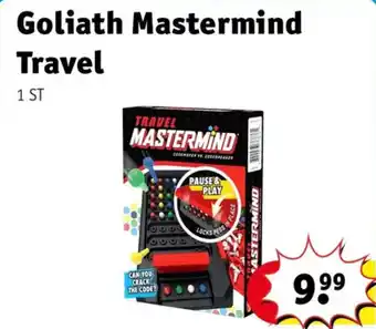 Kruidvat Goliath mastermind travel aanbieding