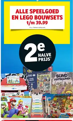 Kruidvat alle speelgoed en lego bouwsets aanbieding
