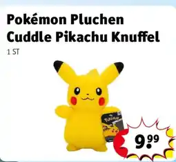Kruidvat pokemon pluchen cuddle pikachu knuffel aanbieding