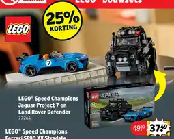 Kruidvat lego speed champions jaguar project 7 en land rover defender aanbieding