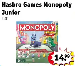 Kruidvat Hasbro Games Monopoly Junior aanbieding