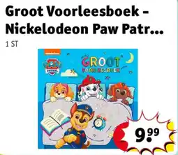 Kruidvat Groot voorleesboek - Nickelodeon Paw Patrol aanbieding