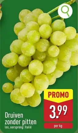 ALDI Druiven zonder pitten aanbieding