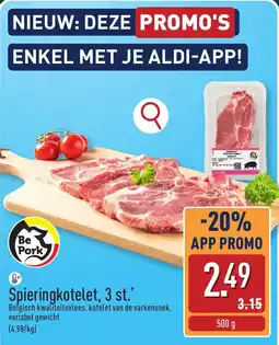 ALDI Spieringkotelet, 3 st aanbieding