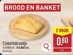 ALDI Ciabattabroodje aanbieding