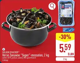 ALDI Golden Seafood Verse Zeeuwse Super mosselen aanbieding