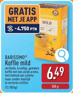 ALDI Barissimo Koffie mild aanbieding