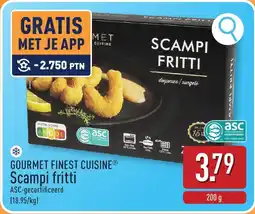 ALDI Gourmet Finest Cuisine Scampi fritti aanbieding