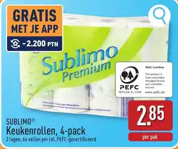ALDI Sublimo Keukenrollen aanbieding