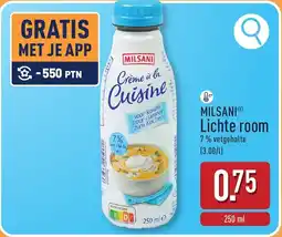 ALDI Milsani Lichte room aanbieding