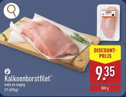 ALDI Kalkoenborstfilet aanbieding