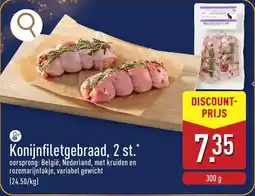 ALDI Konijnfiletgebraad aanbieding