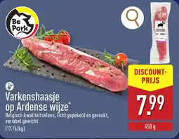 ALDI Varkenshaasje op Ardense wijze aanbieding