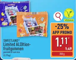 ALDI Sweet Land Limited ALDItion fruitgommen aanbieding