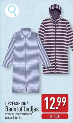 ALDI Up2fashion Badstof badjas aanbieding