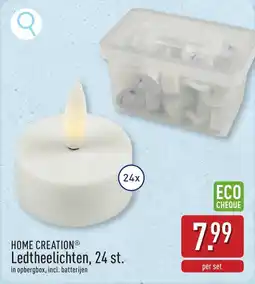 ALDI Home creation ledtheelichten aanbieding