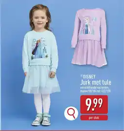 ALDI Disney jurk met tule aanbieding