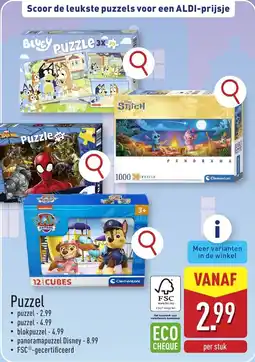 ALDI Puzzel aanbieding