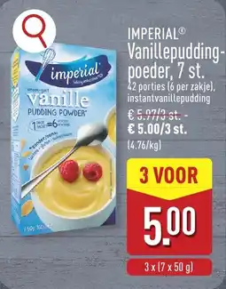 ALDI Imperial vanillepudding poeder aanbieding