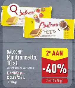 ALDI Balconi minitrancetto aanbieding