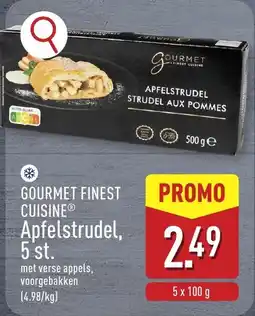 ALDI Gourmet finest cuisine apfelstrudel aanbieding