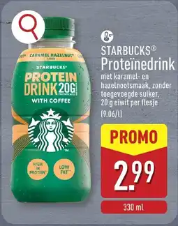 ALDI Starbucks proteïnedrink aanbieding