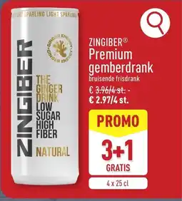 ALDI Zingiber premium gemberdrank aanbieding