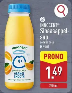 ALDI Innocent sinaasappel sap aanbieding