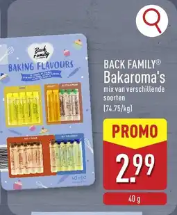ALDI Back family bakaroma's aanbieding