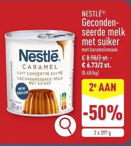 ALDI Nestle geconden seerde melk met suiker aanbieding