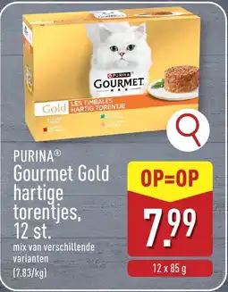 ALDI Purina gourmet gold hartige torentjes aanbieding