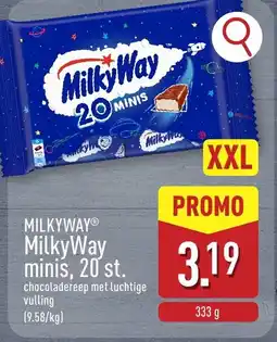 ALDI Milkyway minis aanbieding