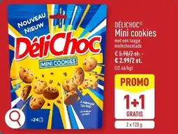 ALDI Délichoc mini cookies aanbieding