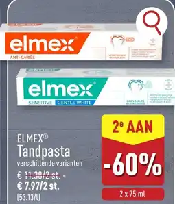 ALDI Elmex tandpasta aanbieding