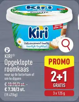 ALDI Kiri opgeklopte roomkaas aanbieding