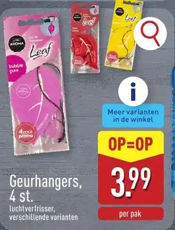 ALDI Geurhangers aanbieding