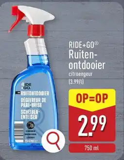 ALDI Ride+go ruiten ontdooier aanbieding