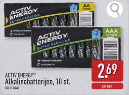 ALDI Activ energy alkaline batterijen aanbieding