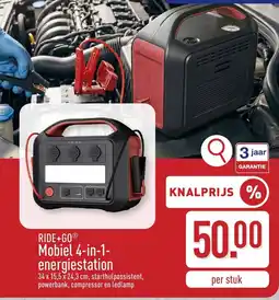 ALDI Ride+go mobiel 4-in-1 energiestation aanbieding